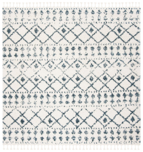 Safavieh Berber Fringe Shag 519 Power Loomed 80% Polypropylene/20% Polyester Shag & Flokati Rug BFG519A-5SQ
