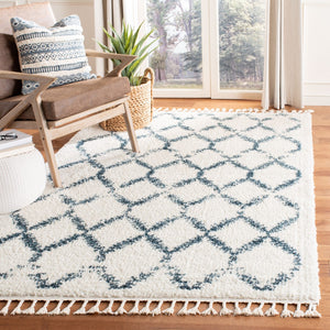 Safavieh Berber Fringe Shag 524 Power Loomed 80% Polypropylene/20% Polyester Shag & Flokati Rug BFG524A-57