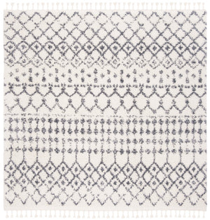 Safavieh Berber Fringe Shag 540 Power Loomed 80% Polypropylene/20% Polyester Shag & Flokati Rug BFG540A-5SQ