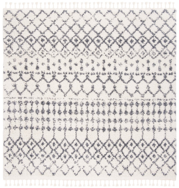 Safavieh Berber Fringe Shag 540 Power Loomed 80% Polypropylene/20% Polyester Shag & Flokati Rug BFG540A-5SQ