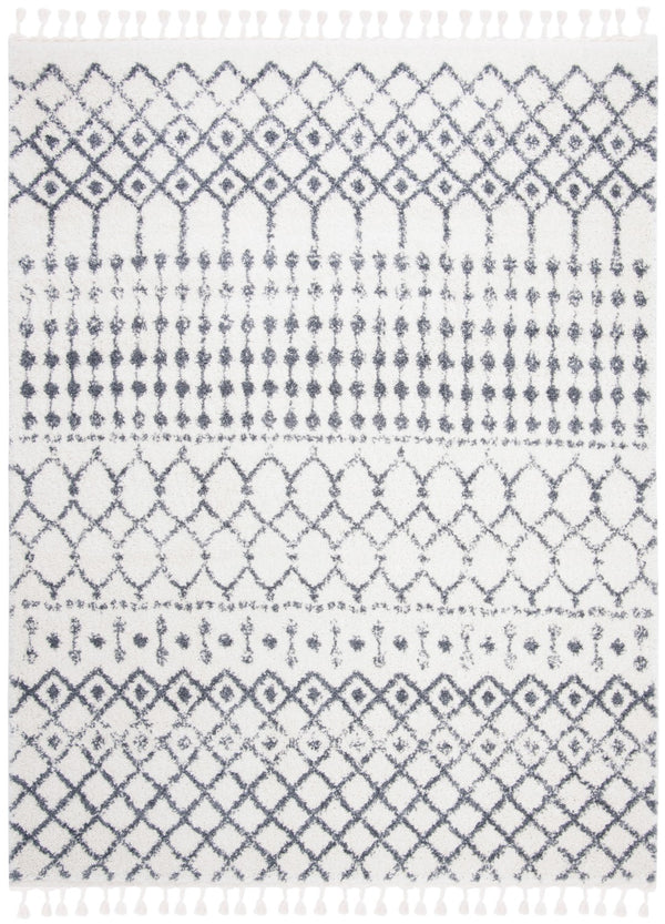 Safavieh Berber Fringe Shag 540 Power Loomed 80% Polypropylene/20% Polyester Shag & Flokati Rug BFG540A-5SQ