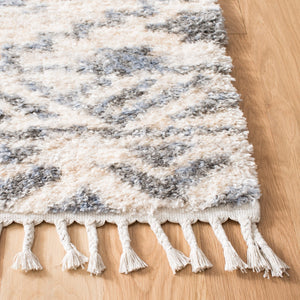 Safavieh Berber Fringe Shag 606 Power Loomed Polypropylene Shag & Flokati Rug BFG606A-4