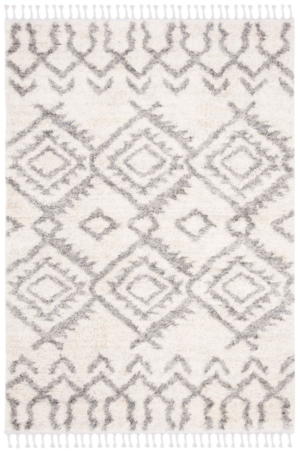 Safavieh Berber Fringe Shag 611 Power Loomed Polypropylene Shag & Flokati Rug BFG611A-4