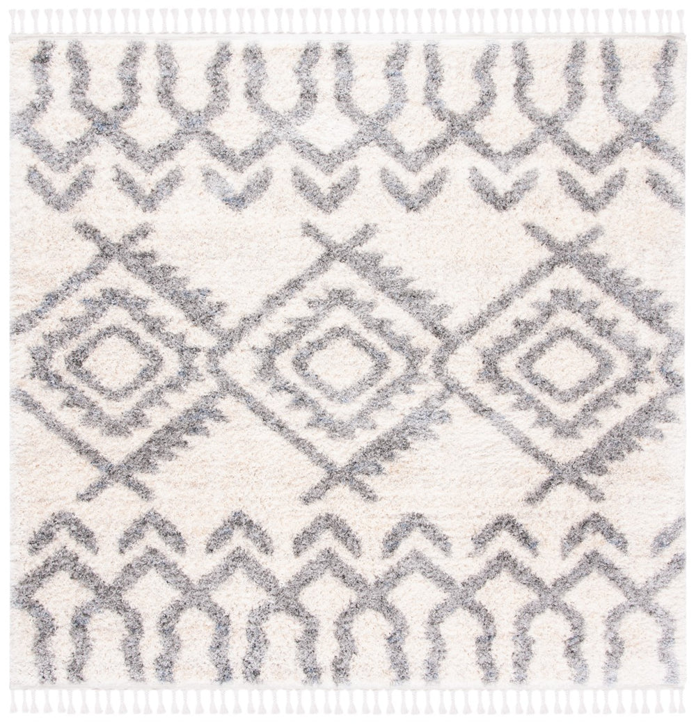 Safavieh Berber Fringe Shag 611 Power Loomed Polypropylene Shag & Flokati Rug BFG611A-4