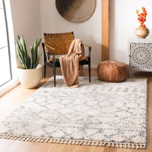 Safavieh Berber Fringe Shag 626 Power Loomed Polypropylene Shag & Flokati Rug BFG626A-4