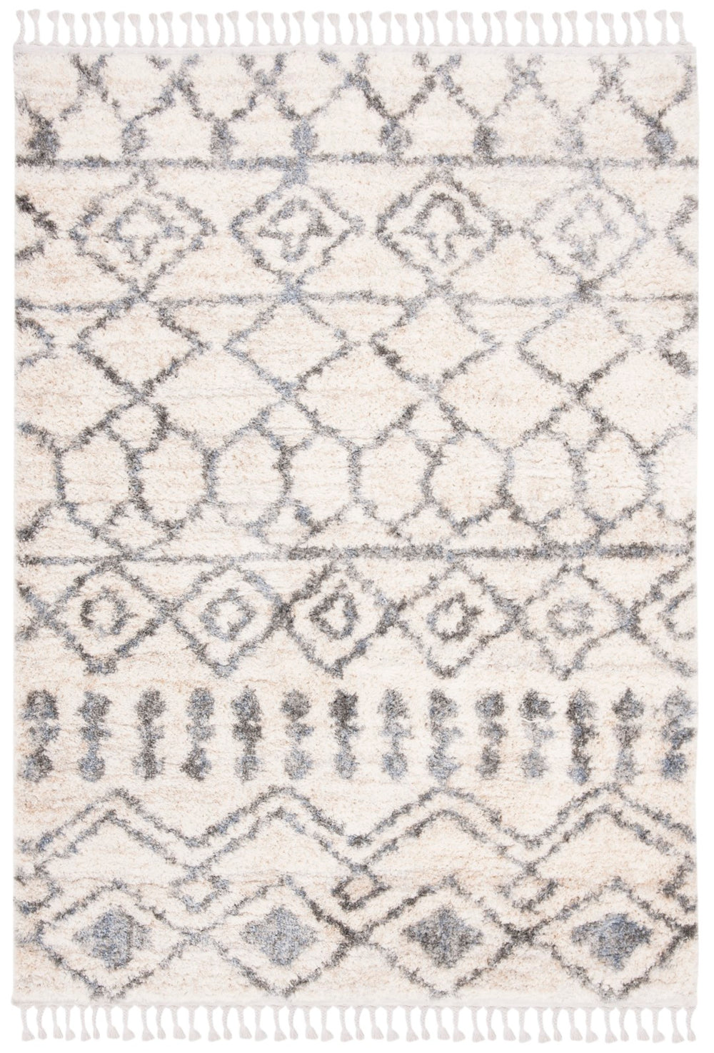 Safavieh Berber Fringe Shag 626 Power Loomed Polypropylene Shag & Flokati Rug BFG626A-4