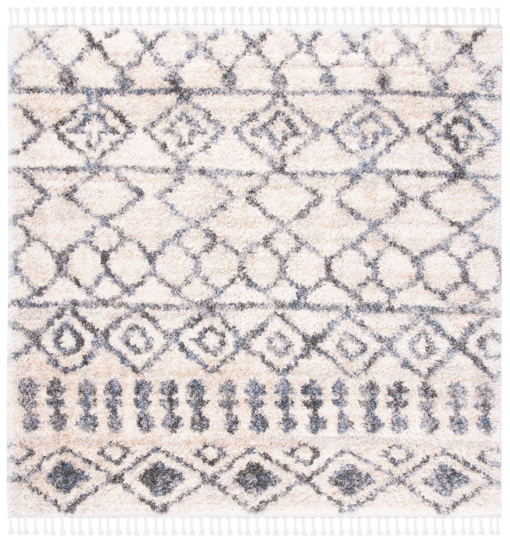 Safavieh Berber Fringe Shag 626 Power Loomed Polypropylene Shag & Flokati Rug BFG626A-4