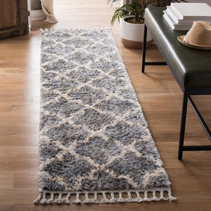 Safavieh Berber Fringe Shag 627 Power Loomed Polypropylene Shag & Flokati Rug BFG627N-28