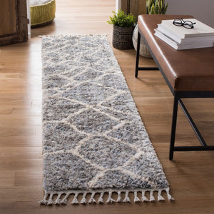Safavieh Berber Fringe Shag 629 Power Loomed Polypropylene Shag & Flokati Rug BFG629F-28