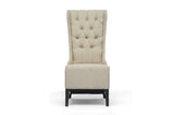 Vincent Beige Linen Modern Accent Chair