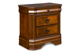 New Classic Furniture Sheridan Nightstand Burnished Cherry BH005-040