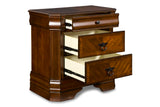 New Classic Furniture Sheridan Nightstand Burnished Cherry BH005-040