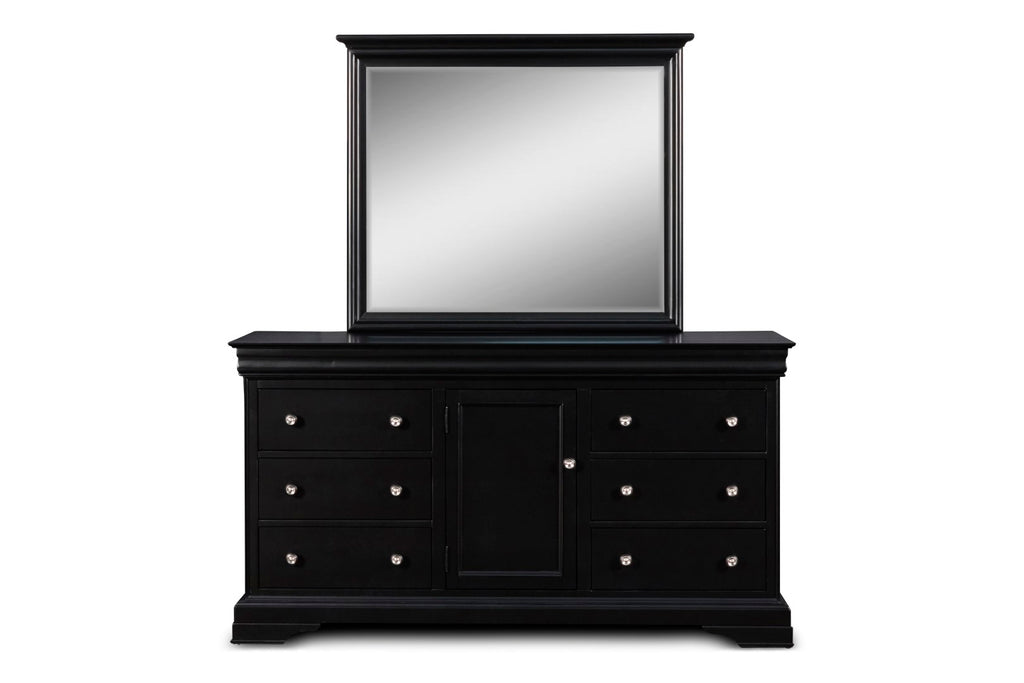 New Classic Furniture Belle Rose Dresser Black Cherry BH013-050