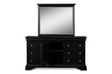 New Classic Furniture Belle Rose Dresser Black Cherry BH013-050