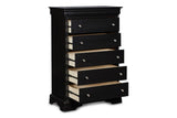 New Classic Furniture Belle Rose Lift Top Chest Black Cherry BH013-070