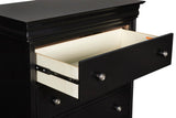 New Classic Furniture Belle Rose Lift Top Chest Black Cherry BH013-070