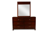 New Classic Furniture Kensington Mirror Burnished Cherry BH060-060