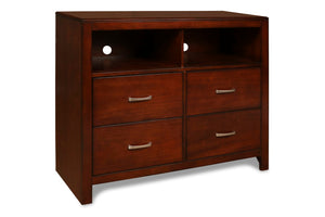 New Classic Furniture Kensington Media Chest Burnished Cherry BH060-078