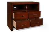 New Classic Furniture Kensington Media Chest Burnished Cherry BH060-078