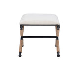 Ashburn Campaign Accent Stool