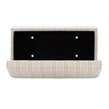 Stephanie Upholstered Storage Ottoman, Linen Stripe