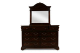 New Classic Furniture Emilie Mirror Tudor Brown BH1841-060