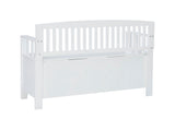 CYNTHIA STORAGE BENCH WHITE