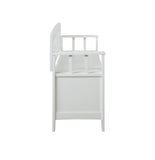 CYNTHIA STORAGE BENCH WHITE