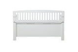 CYNTHIA STORAGE BENCH WHITE