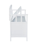 CYNTHIA STORAGE BENCH WHITE