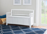 CYNTHIA STORAGE BENCH WHITE