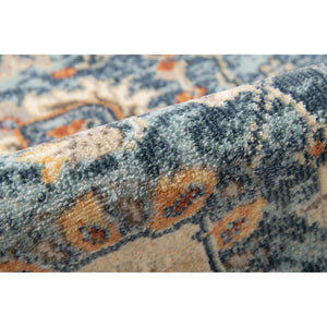 AMER Rugs Bohemian BHM-5 Power-Loomed Floral Transitional Area Rug Navy 8'9" x 11'9"