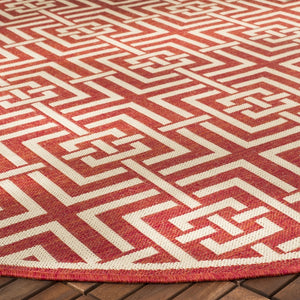 Safavieh Beach House 128 POWER LOOMED POLYPROPYLENE Indoor/ Outdoor Rug BHS128Q-6