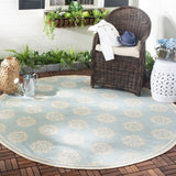 Safavieh Beach House 181 POWER LOOMED POLYPROPYLENE Indoor/ Outdoor Rug BHS181K-8SQ