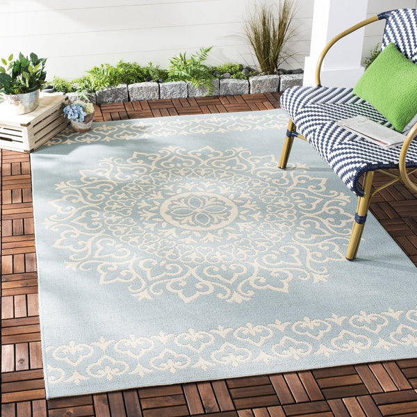 Safavieh Beach House 183 POWER LOOMED POLYPROPYLENE Indoor/ Outdoor Rug BHS183L-8SQ