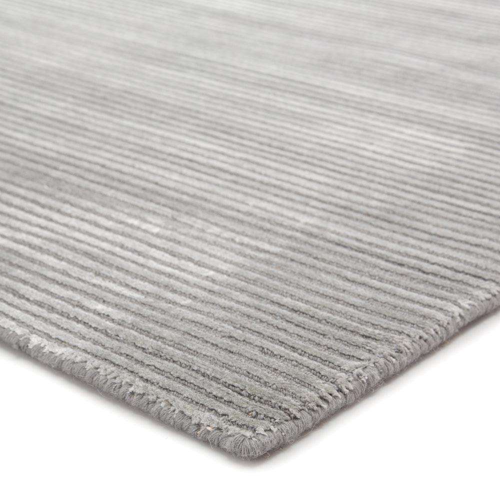 Jaipur Living Basis Handmade Solid Gray/ Silver Area Rug (10'X14')