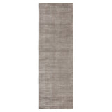 Jaipur Living Basis Handmade Solid Gray/ Silver Runner Rug (2'6"X8')