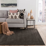 Jaipur Living Basis Handmade Solid Dark Gray Area Rug (9'X12')