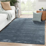 Jaipur Living Basis Handmade Solid Dark Blue Area Rug (10'X14')