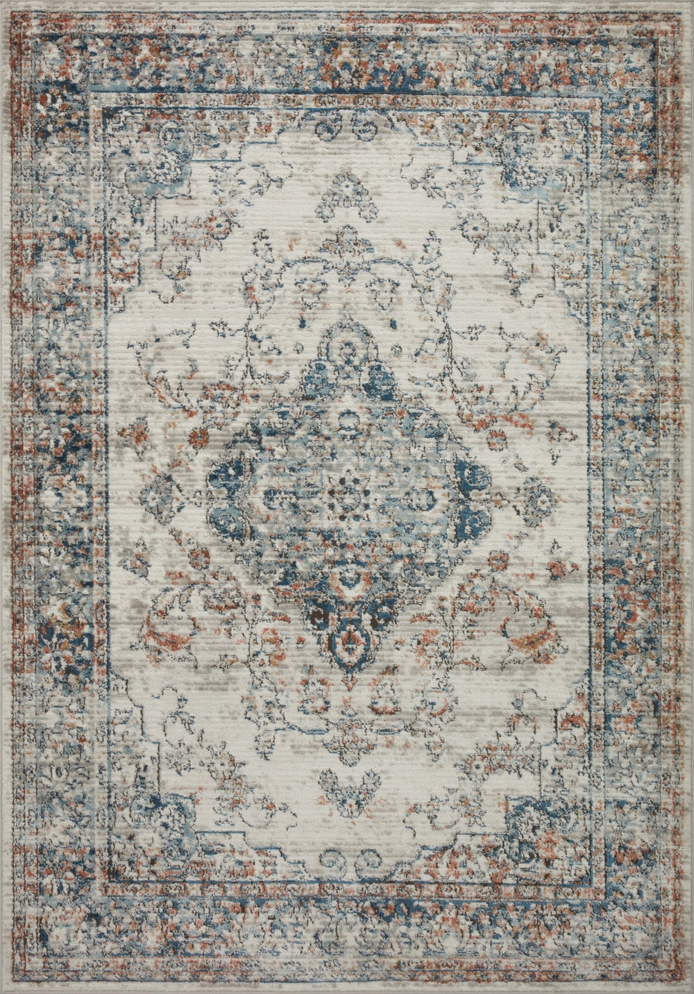 Loloi Bianca BIA-10 Polypropylene, Polyester Pile Power Loomed Contemporary Rug BIANBIA-10IVOCB6F0
