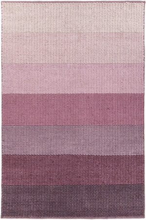 Chandra Rugs Bidan 100% Wool Hand-Woven Contemporary Rug Purple Multi 7'9 x 10'6
