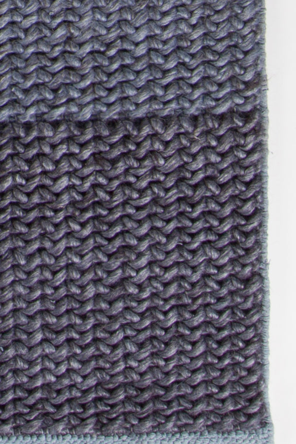 Chandra Rugs Bidan 100% Wool Hand-Woven Contemporary Rug Blue Multi 7'9 x 10'6