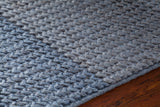 Chandra Rugs Bidan 100% Wool Hand-Woven Contemporary Rug Blue Multi 7'9 x 10'6