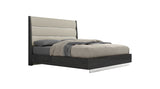 Whiteline Modern Living Pino Bed King BK1752-DGRY/LGRY