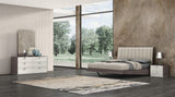 Whiteline Modern Living Berlin Bed King BK1754-GRY/LGRY