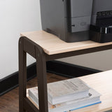 Harwich Bookcase Printer Stand Black