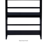 Delanie Folding Bookcase Black 