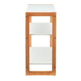 Charles Low Bookcase White and Natural