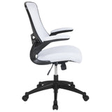 English Elm EE1347 Contemporary Commercial Grade Mesh Task Office Chair White Mesh EEV-11750
