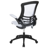 English Elm EE1347 Contemporary Commercial Grade Mesh Task Office Chair White Mesh EEV-11750